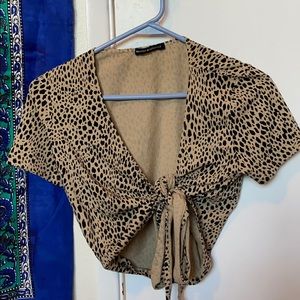 brandy leopard top